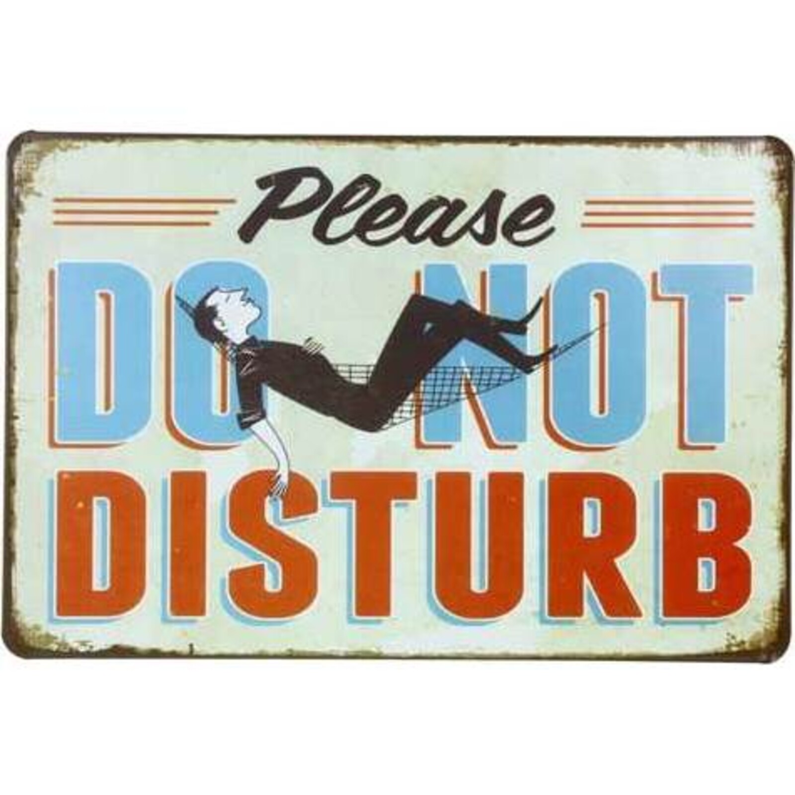 Tin Sign Do Not Disturb