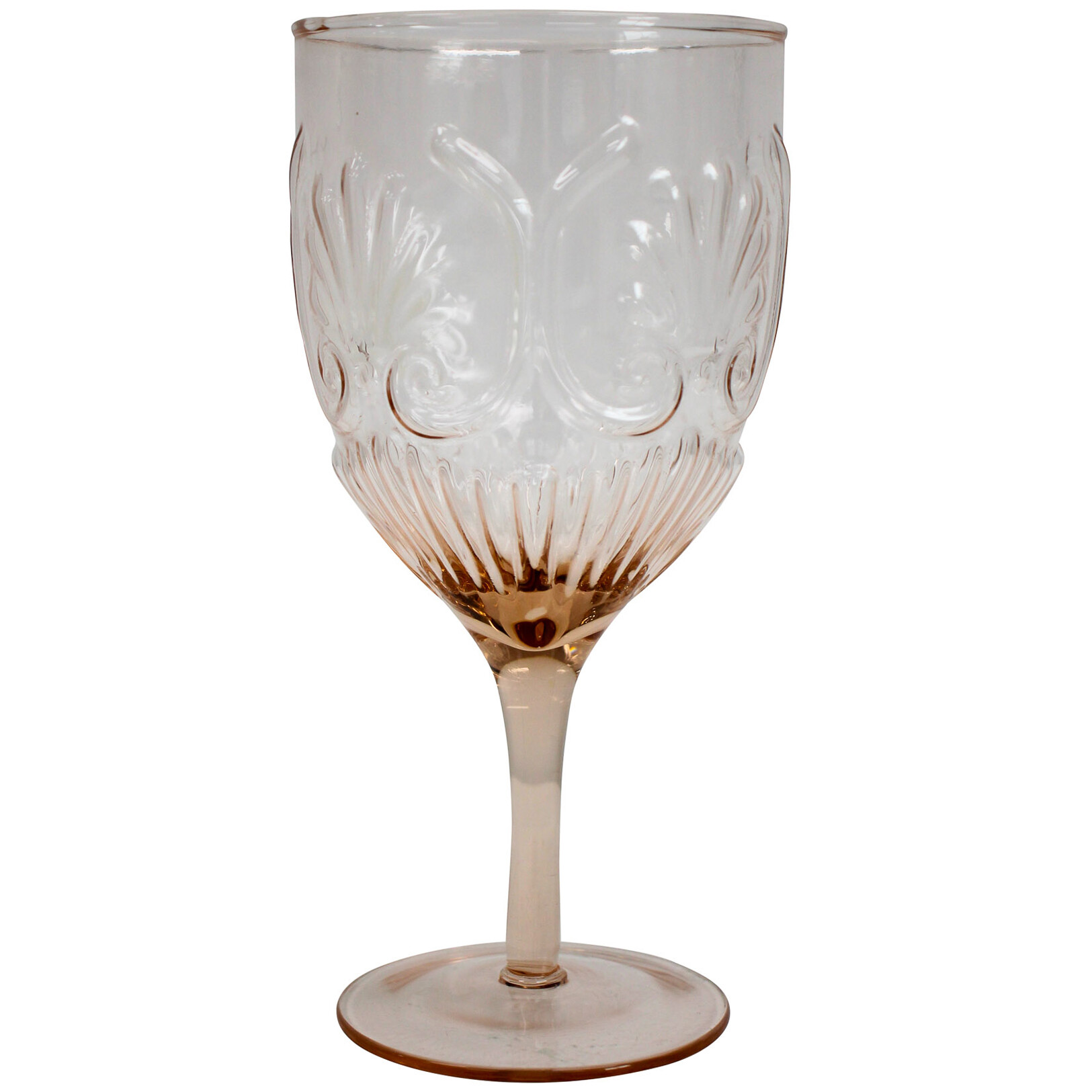 Alfresco  Wine Glass Peach