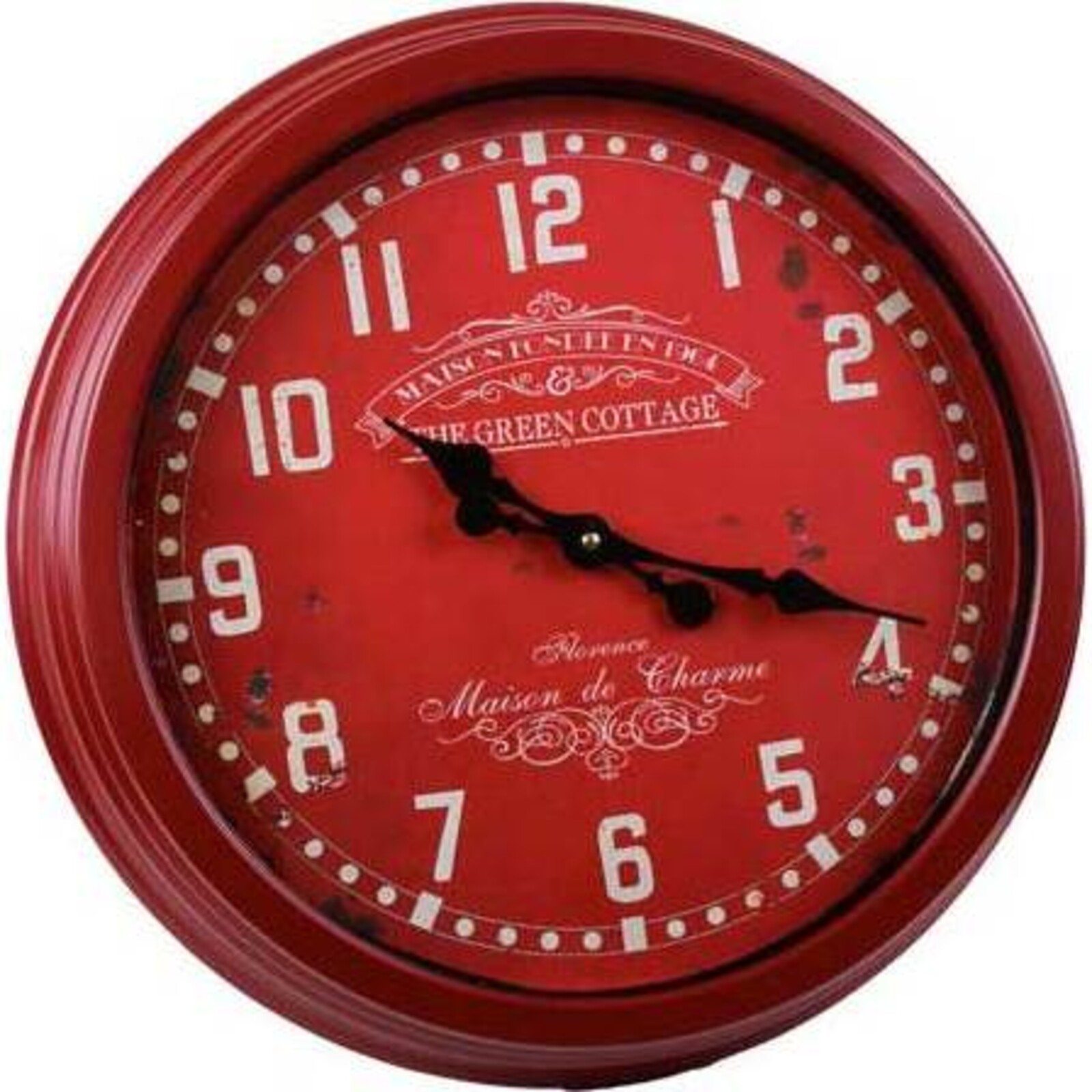 Clock Red Cottage