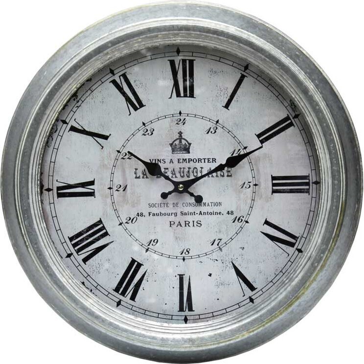 Metal Clock - La Beaujolaise