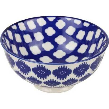 Bowl Blue Ikat