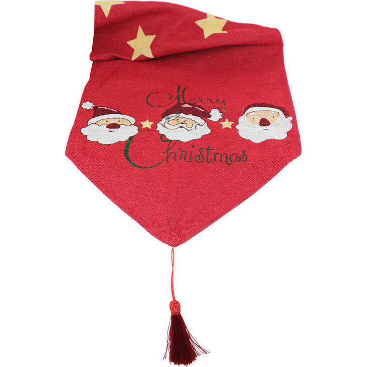 Table Runner Santa Stars