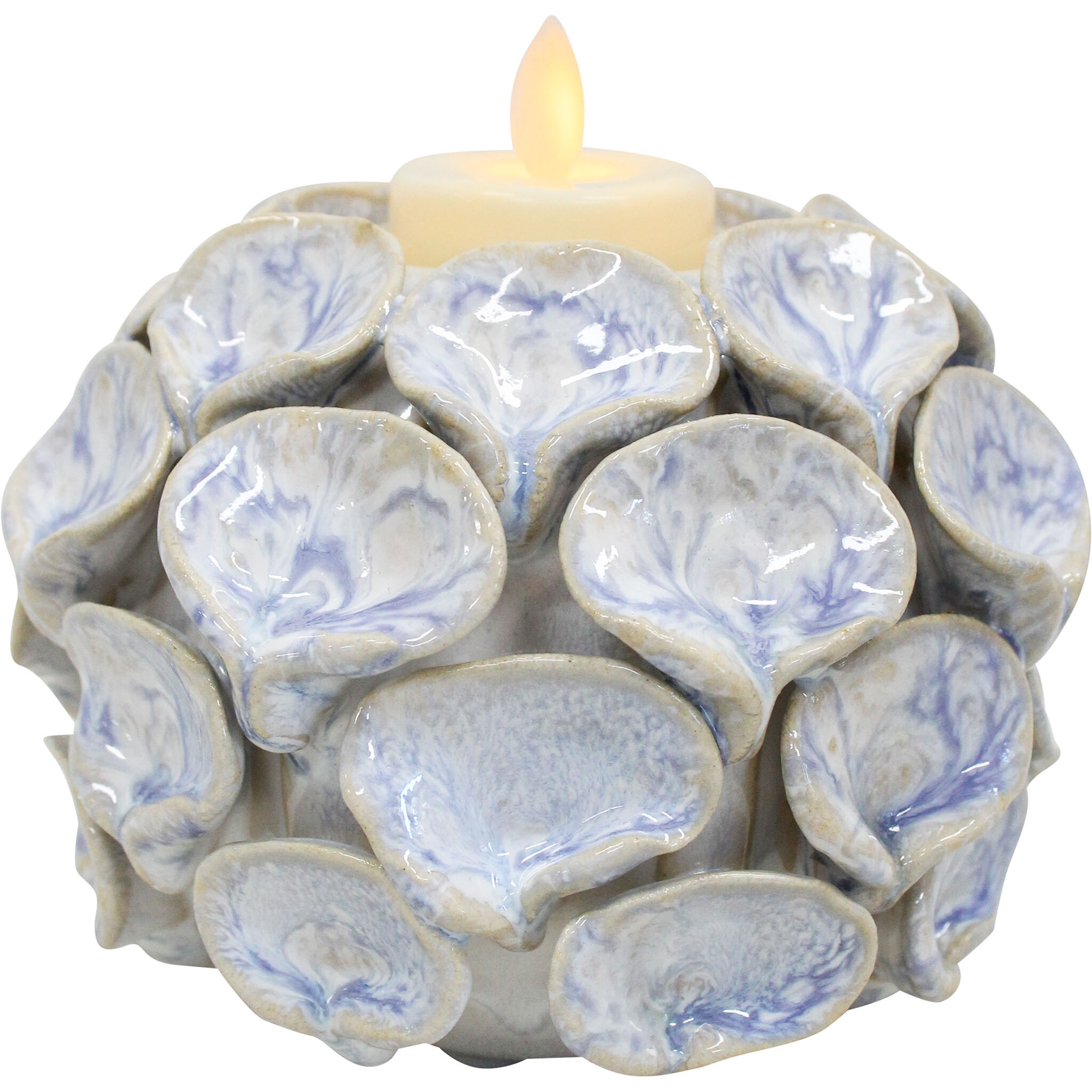 Succulent Tealight Holder Lagoon