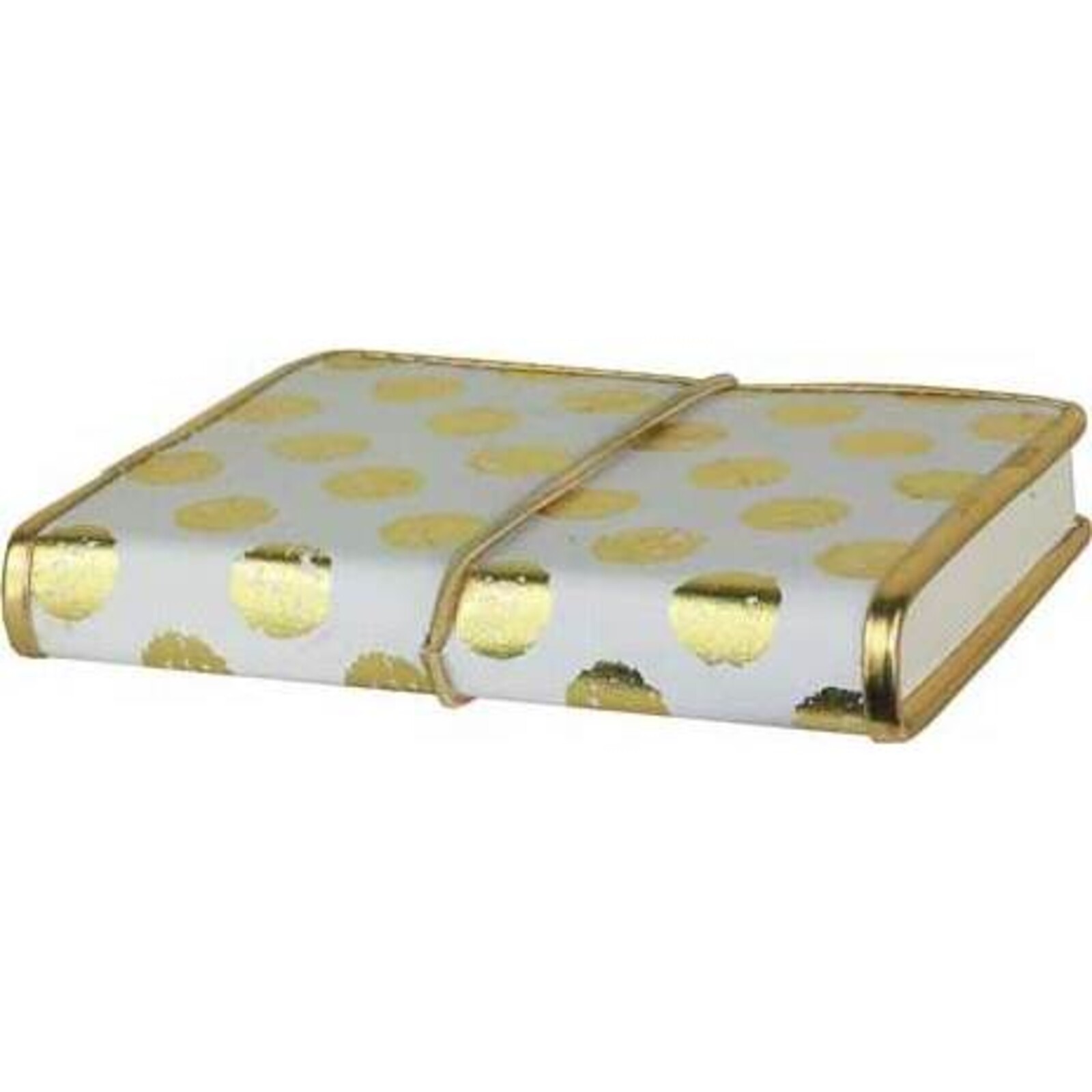  Leather Notebook Gold Dot Small