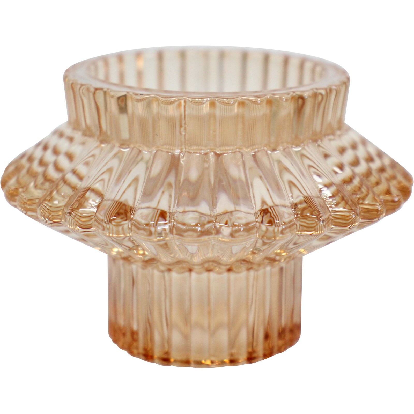Double Sided Candle Holder Toffee