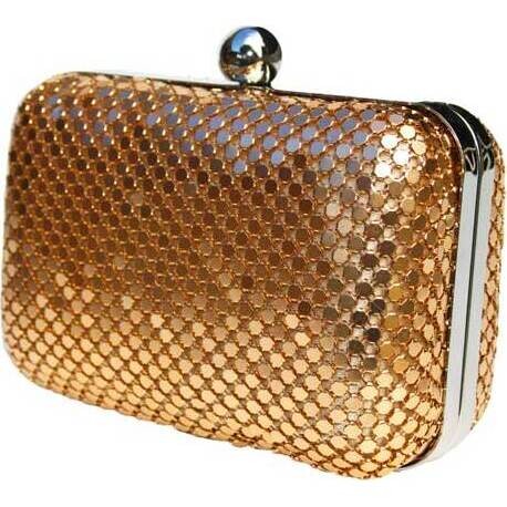 Evening Purse Mesh Gold