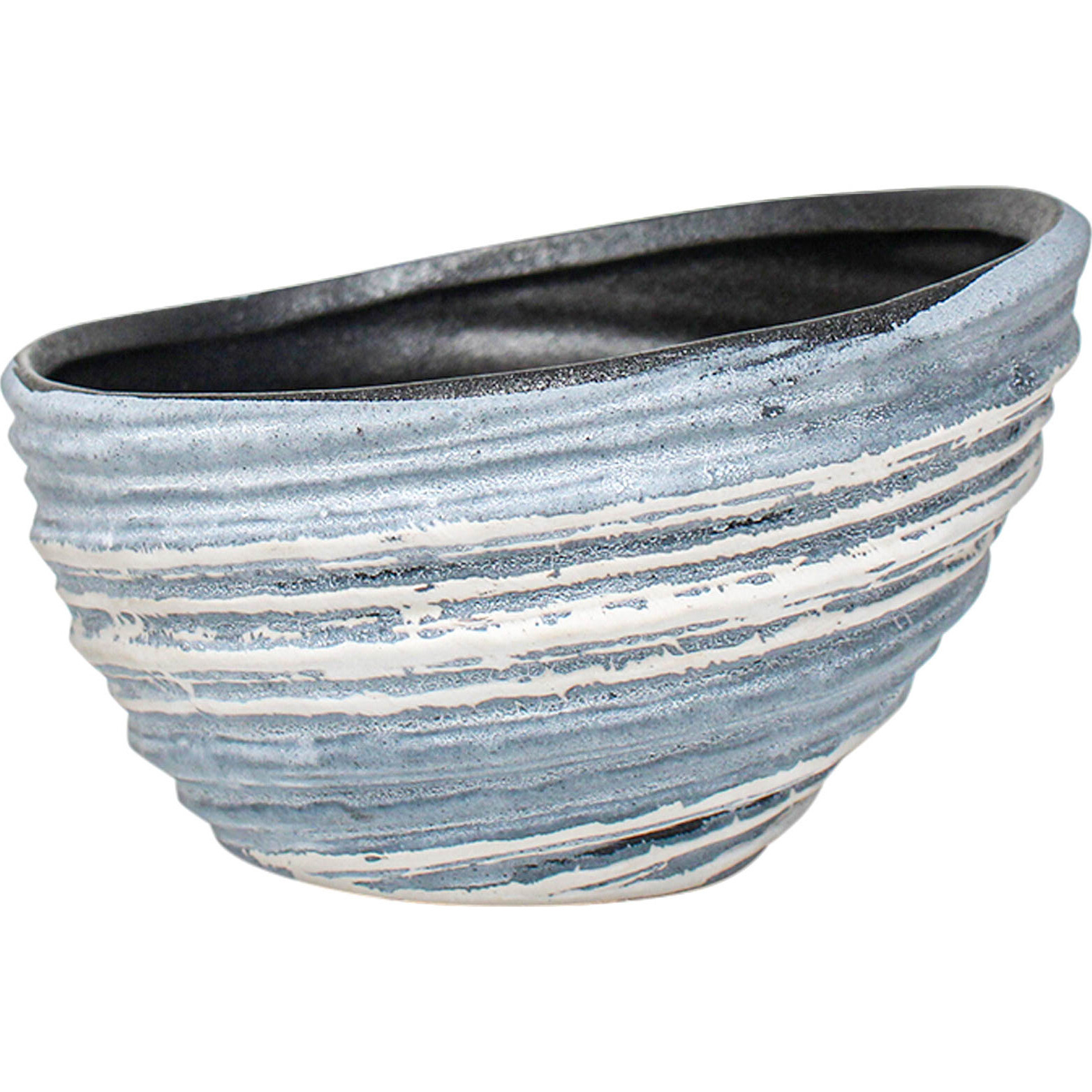 Planter Oyster Blue Lrg