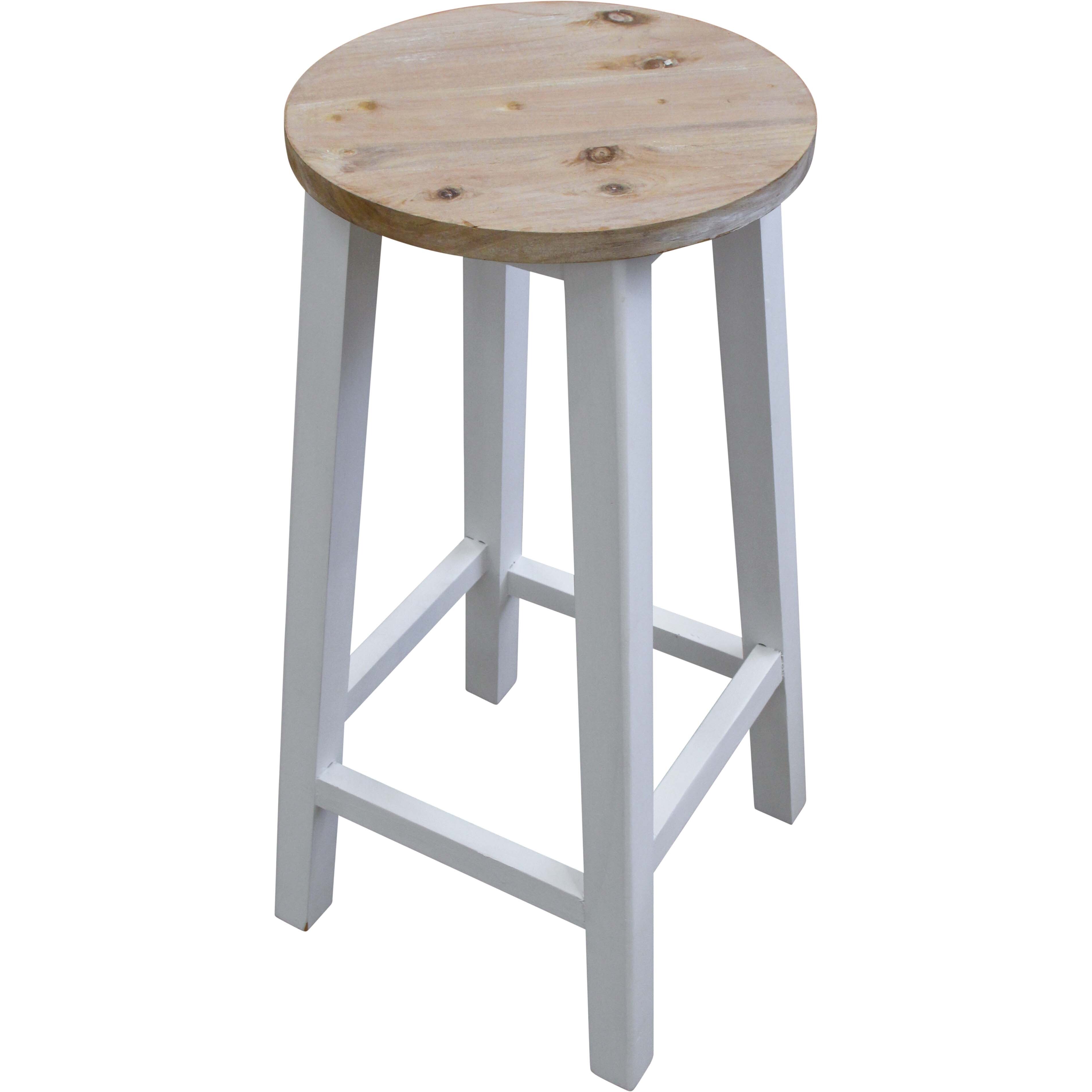 Stool Palmy White