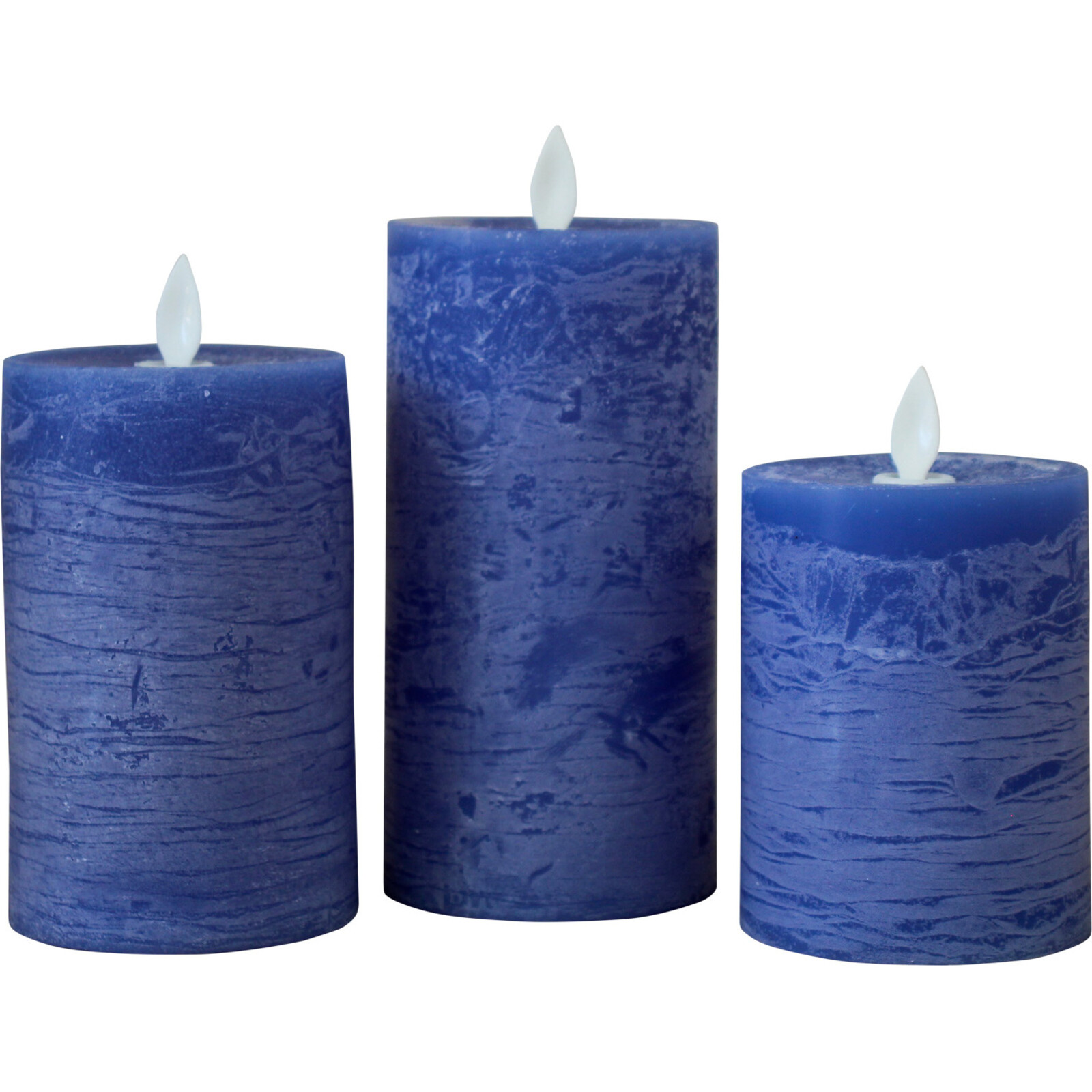 Flameless Candle Navy Sml