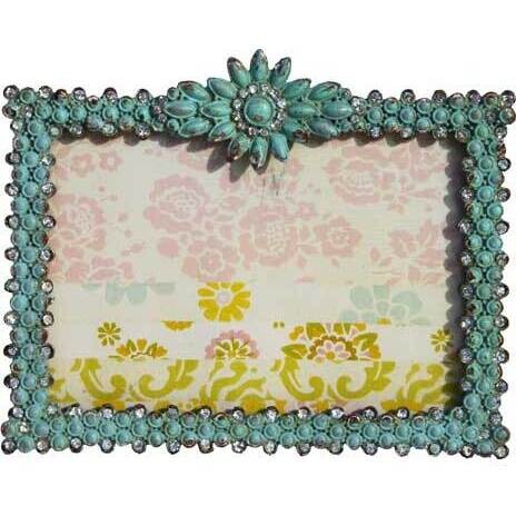 Frame Turquoise Flower