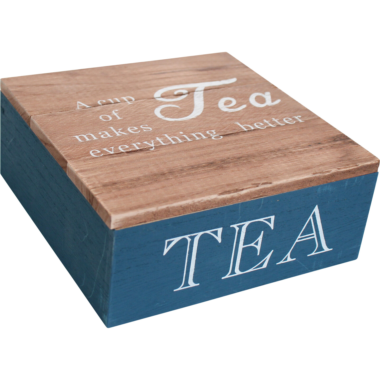 Tea Box Navy Sqr