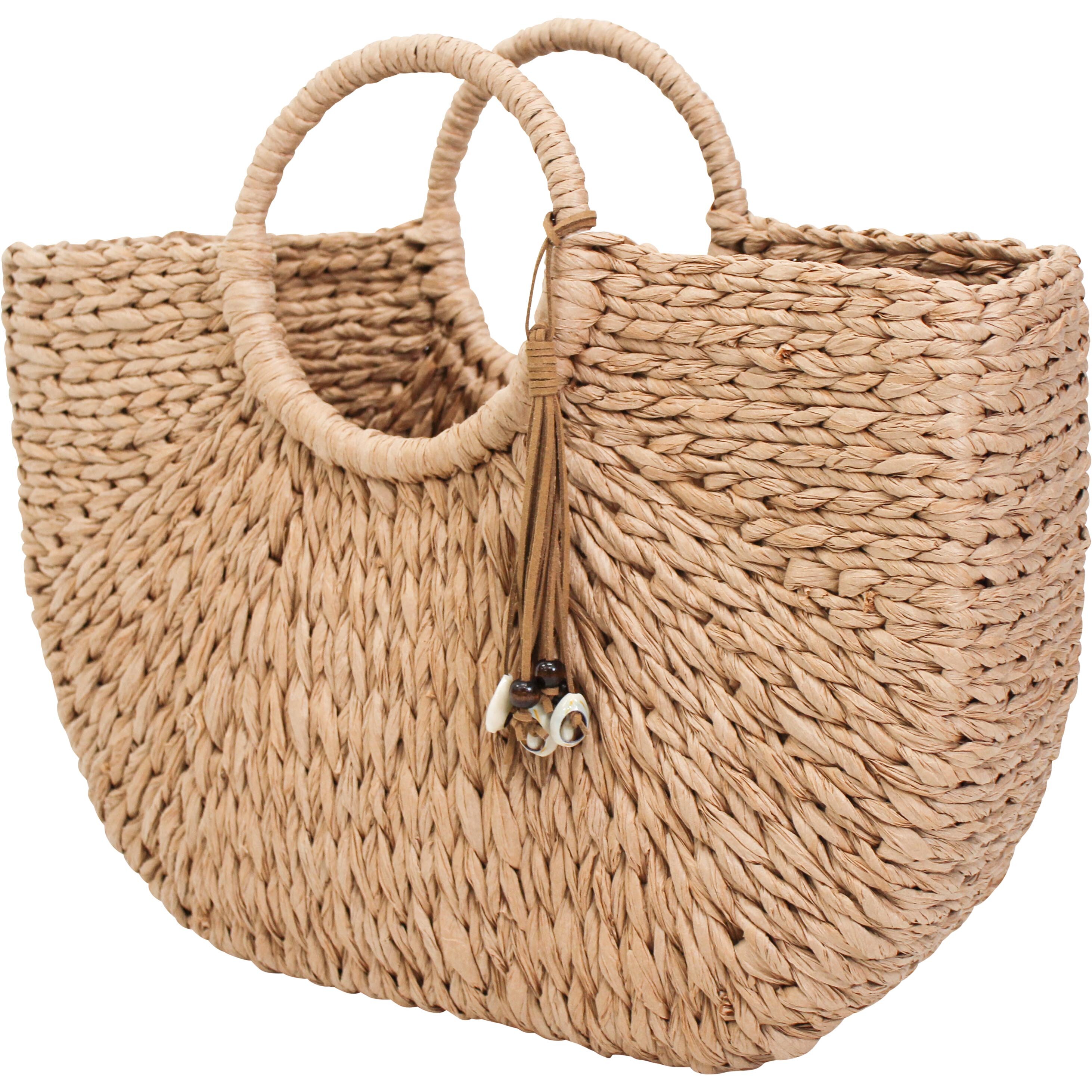 Shopper Basket Woven Russet 