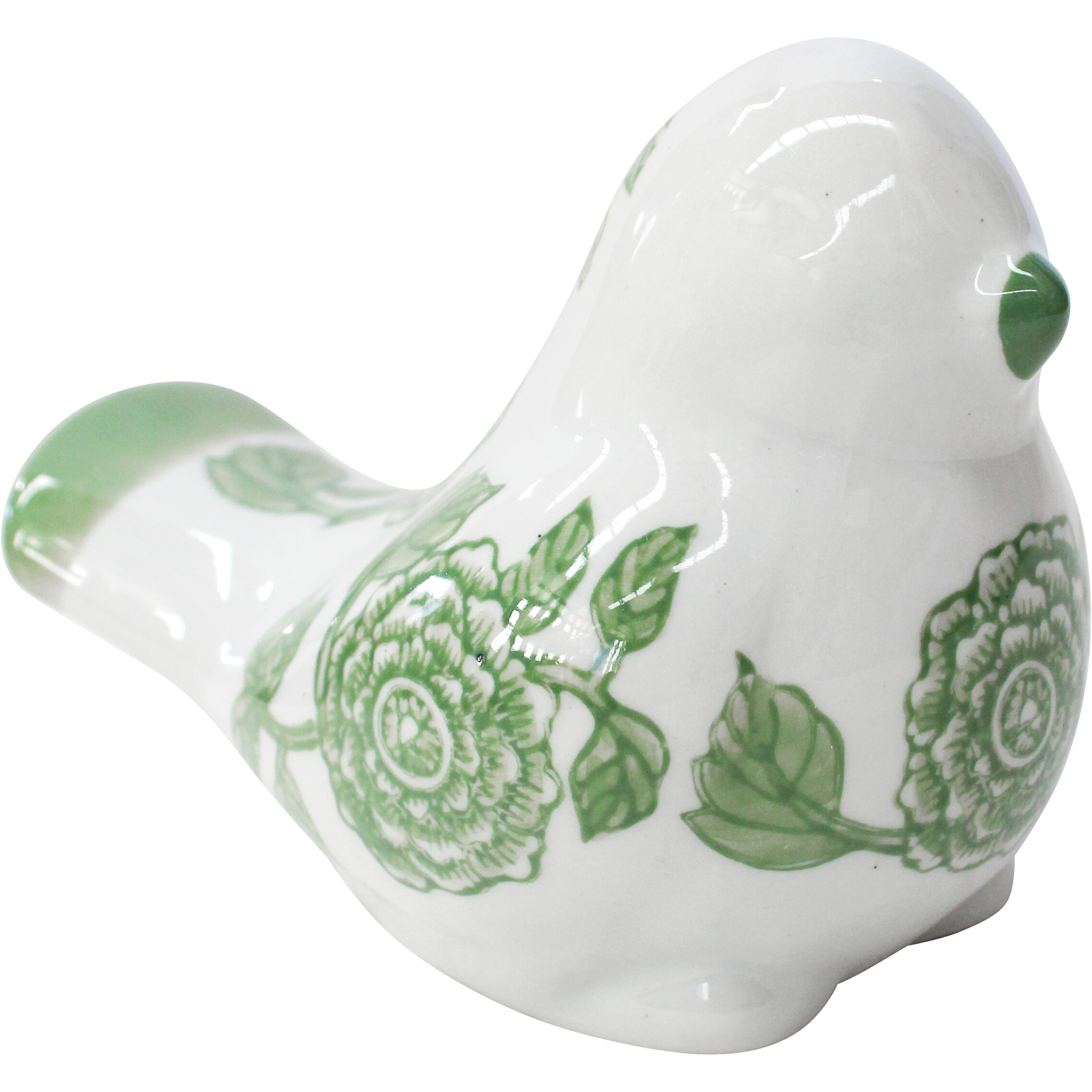 Porcelain Bird Lrg Fern