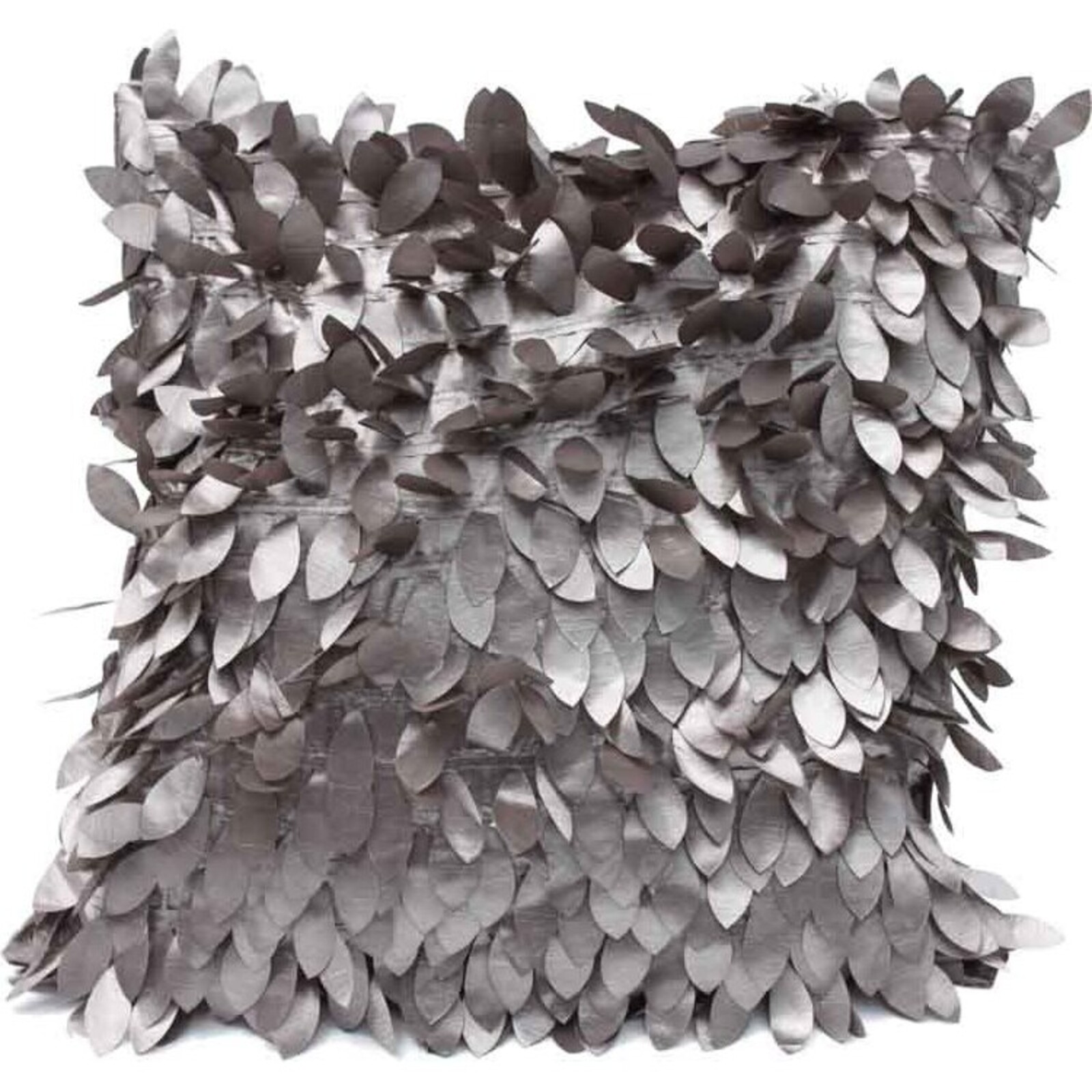 Cushion - Cut Leaf Silver