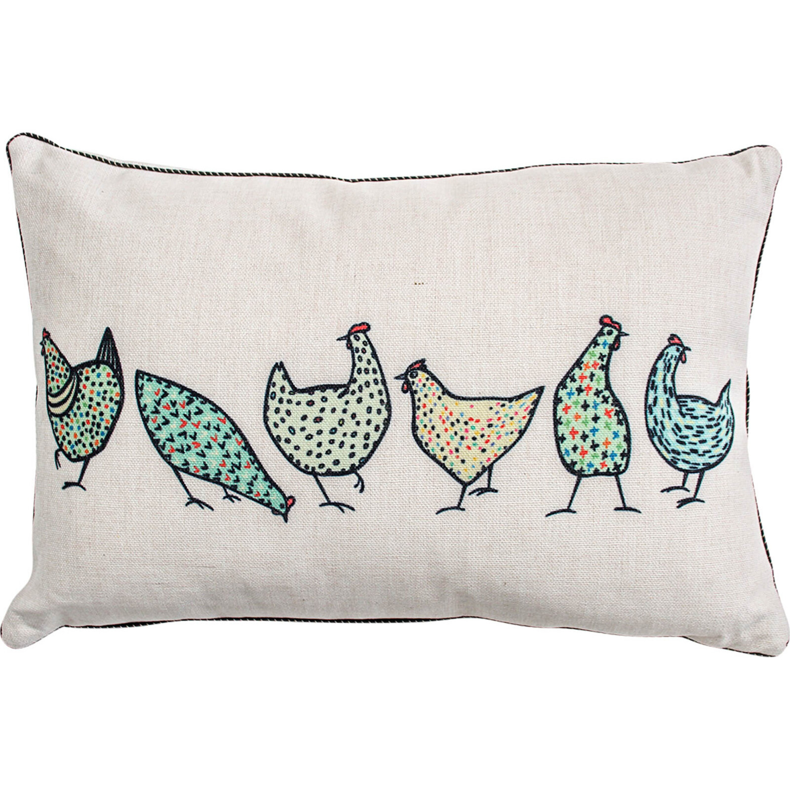 Cushion Pecking Hens
