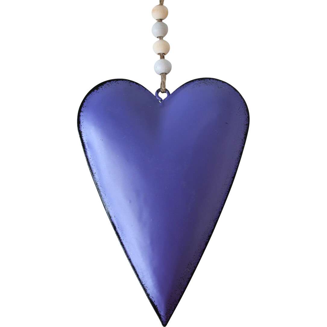 Hanging Heart Purple