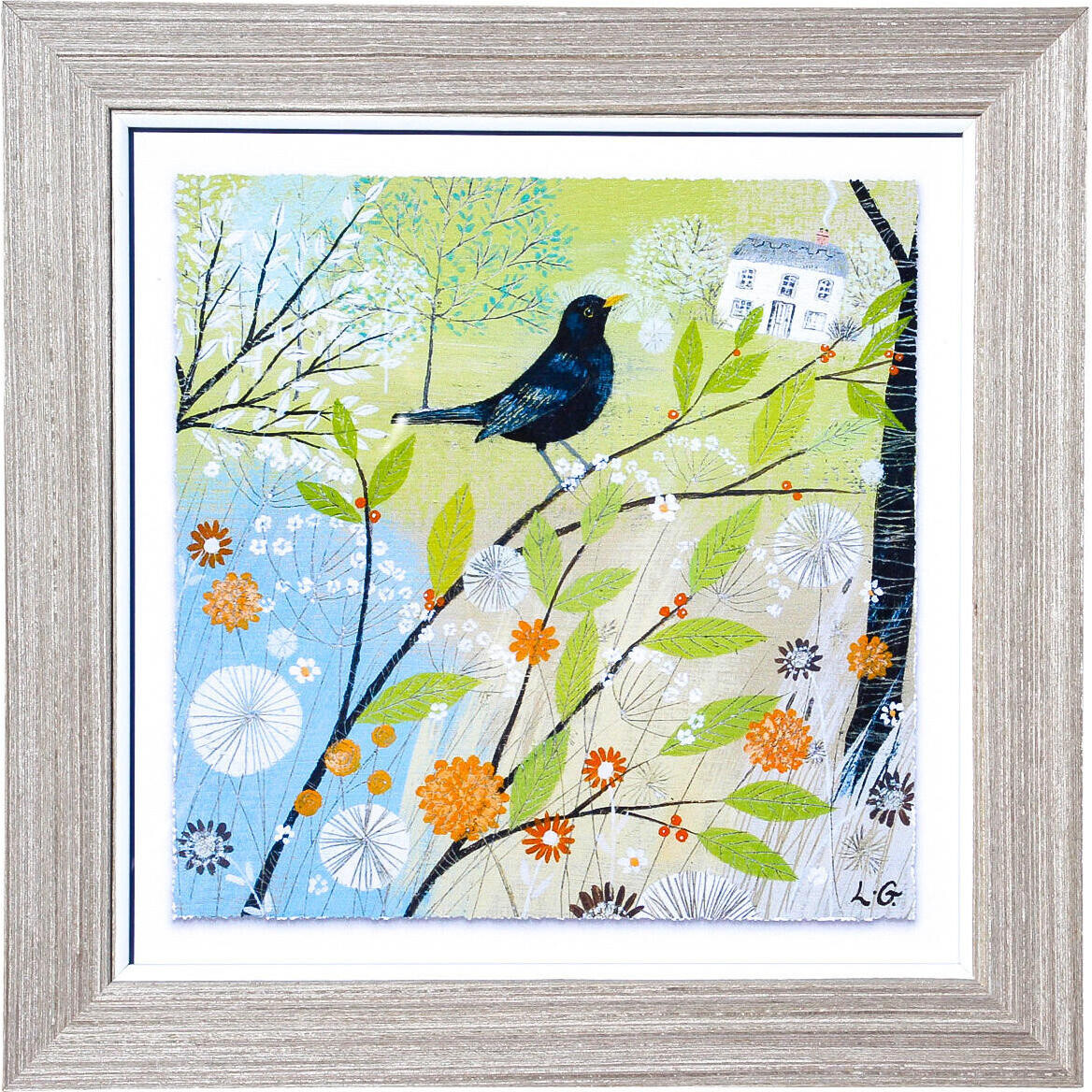 Framed Print Country Garden 2