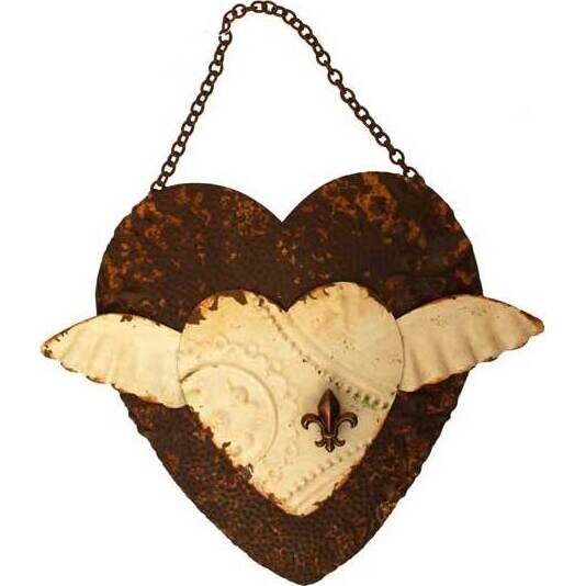 hanging Decor Winged Heart