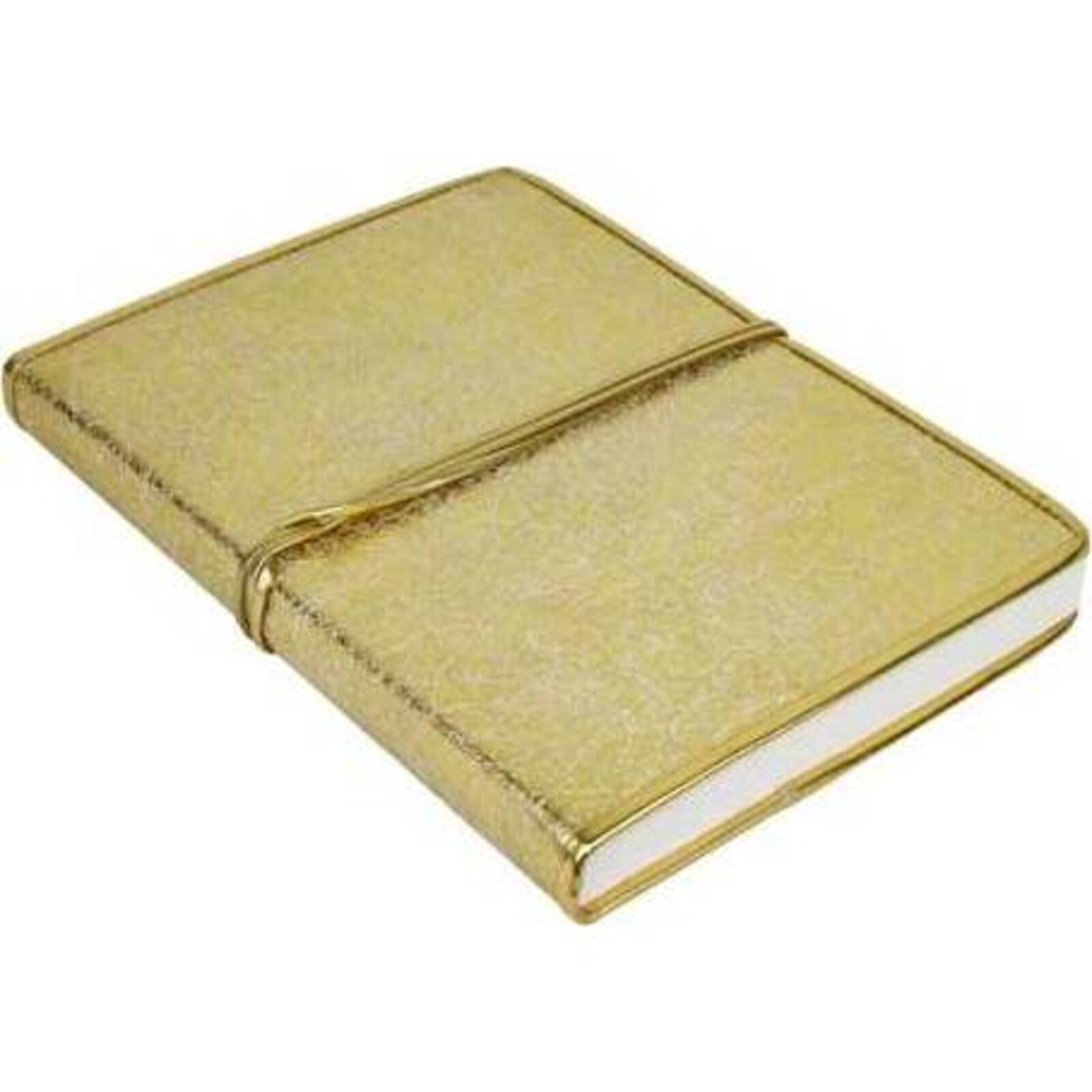 Leather Note Book Vintage Light Gold