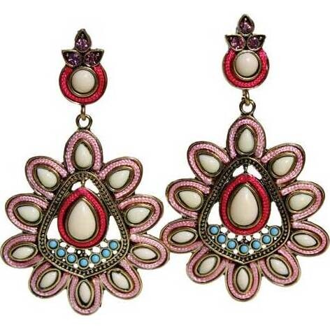 Drop Earring Pari Pink