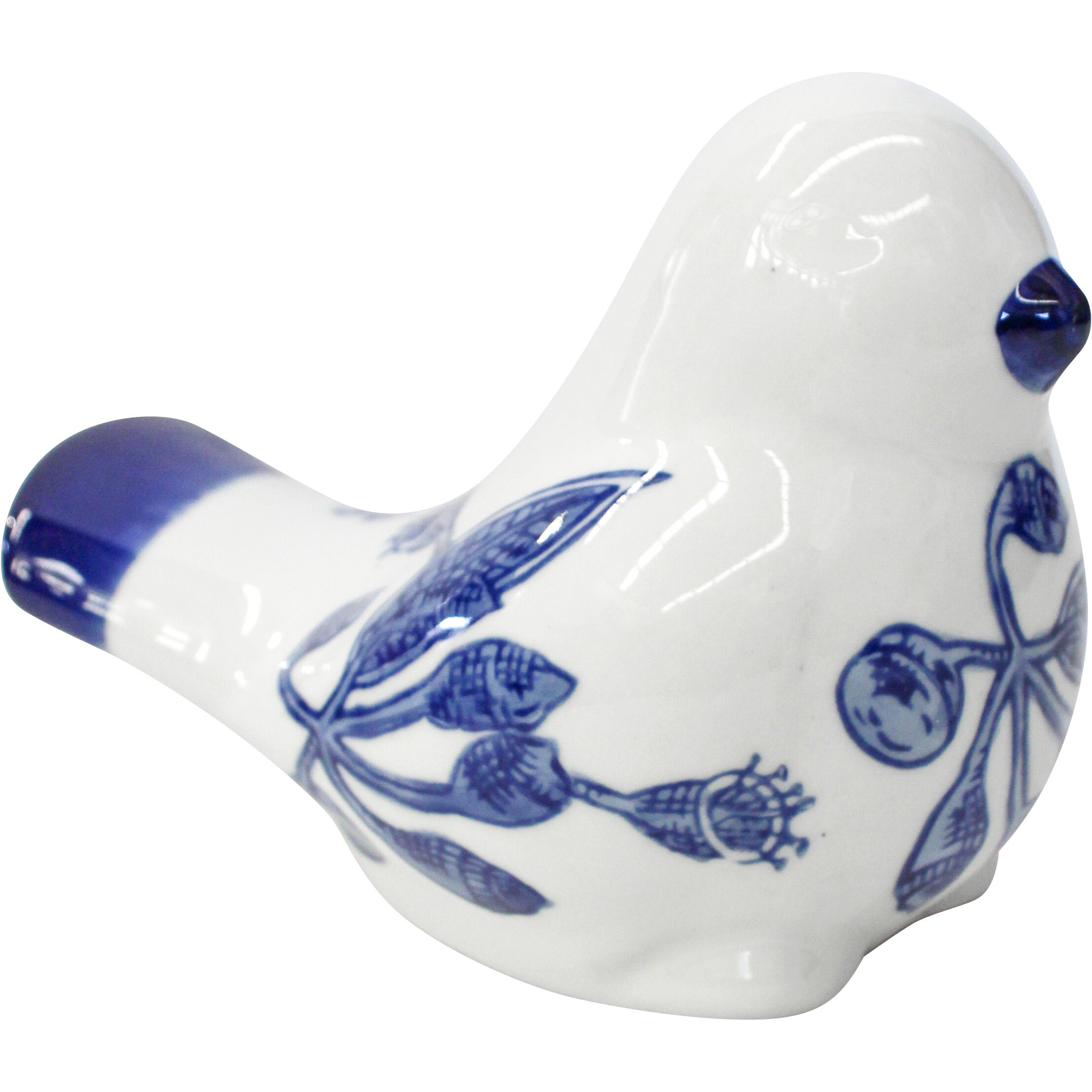 Porcelain Bird Lrg Gum Flower