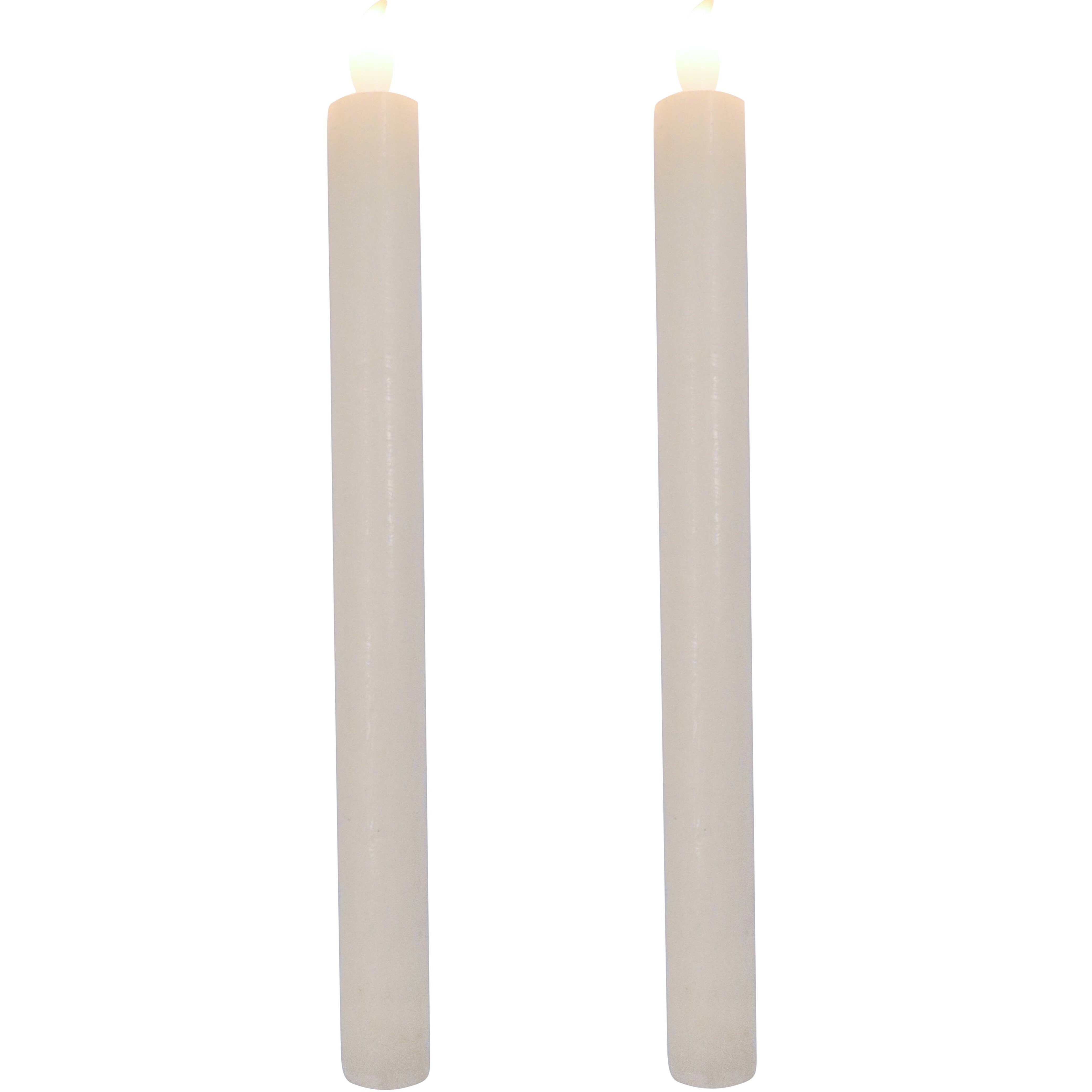 Flameless S/2 Dinner Candles