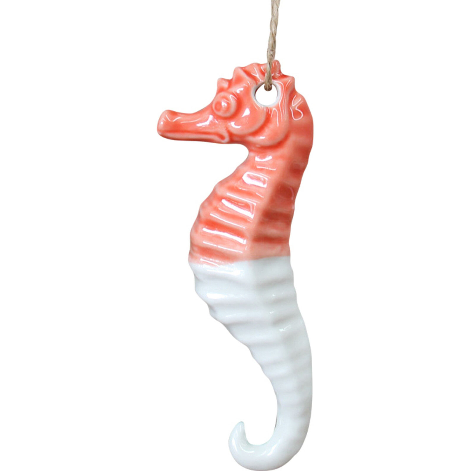 Hanging Seahorse Sml Peach