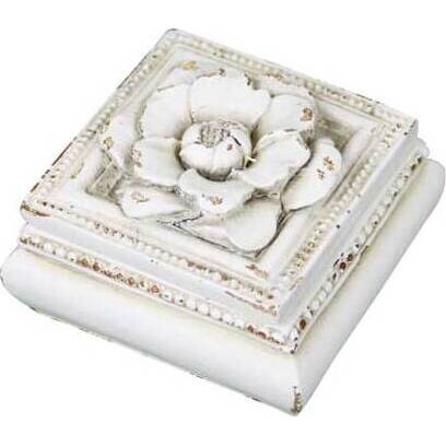 Trinket Box Peony Square