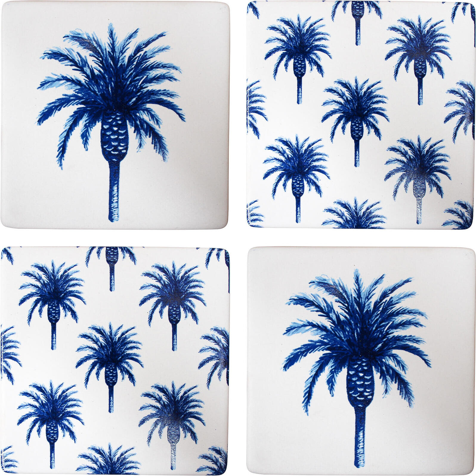 Coasters Date Palm S/4