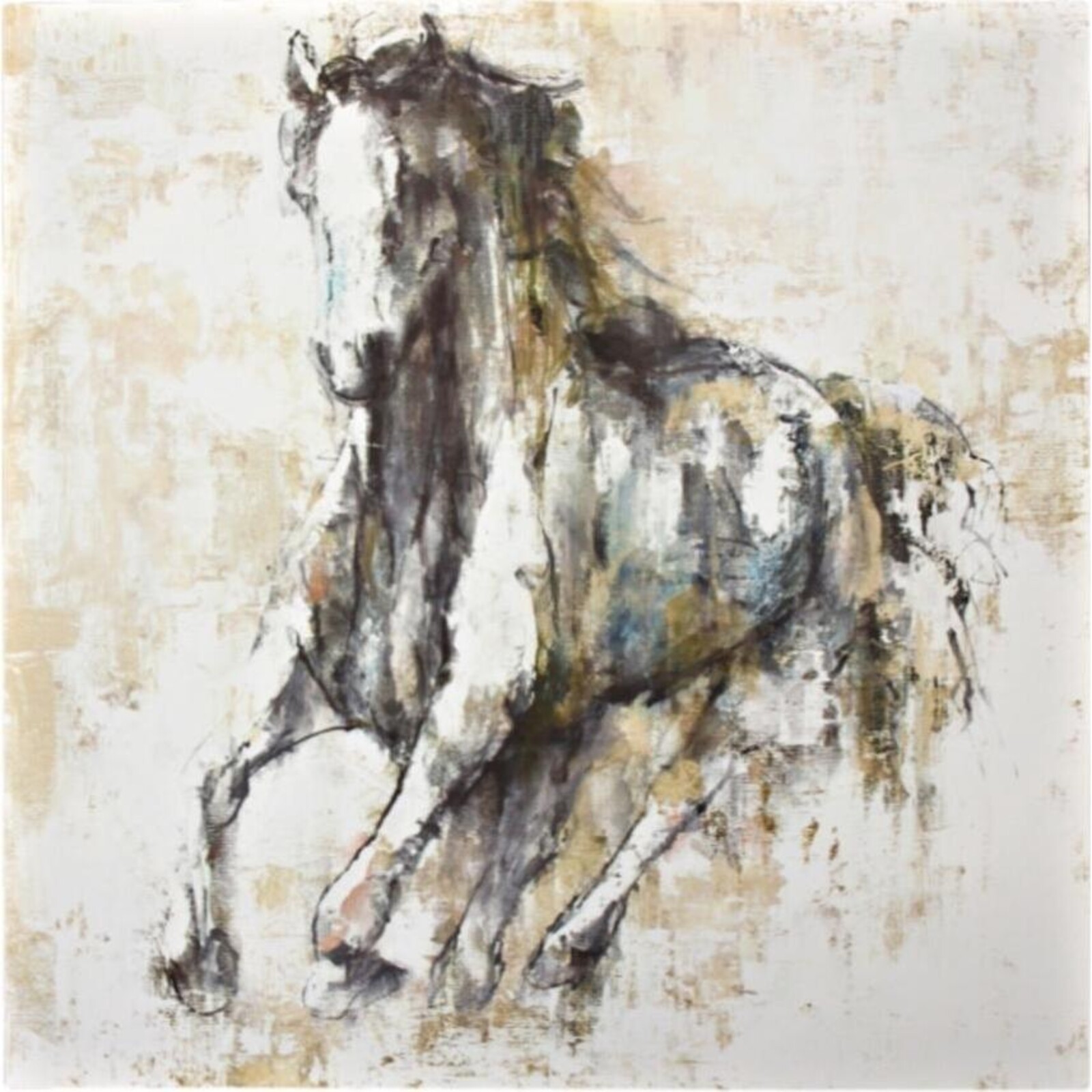 Canvas Horse Sketch