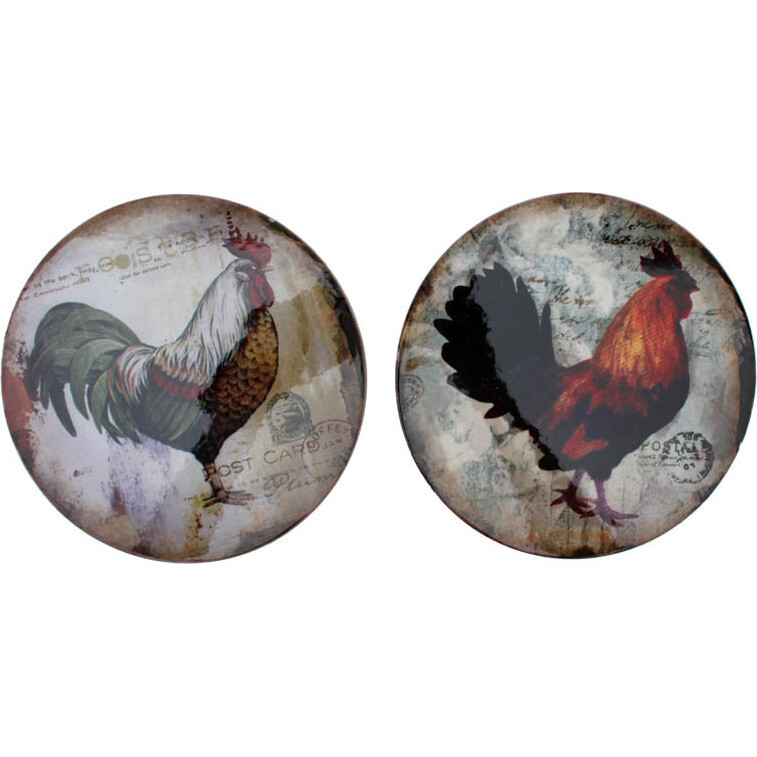 Large Coaster - Rooster - set 2