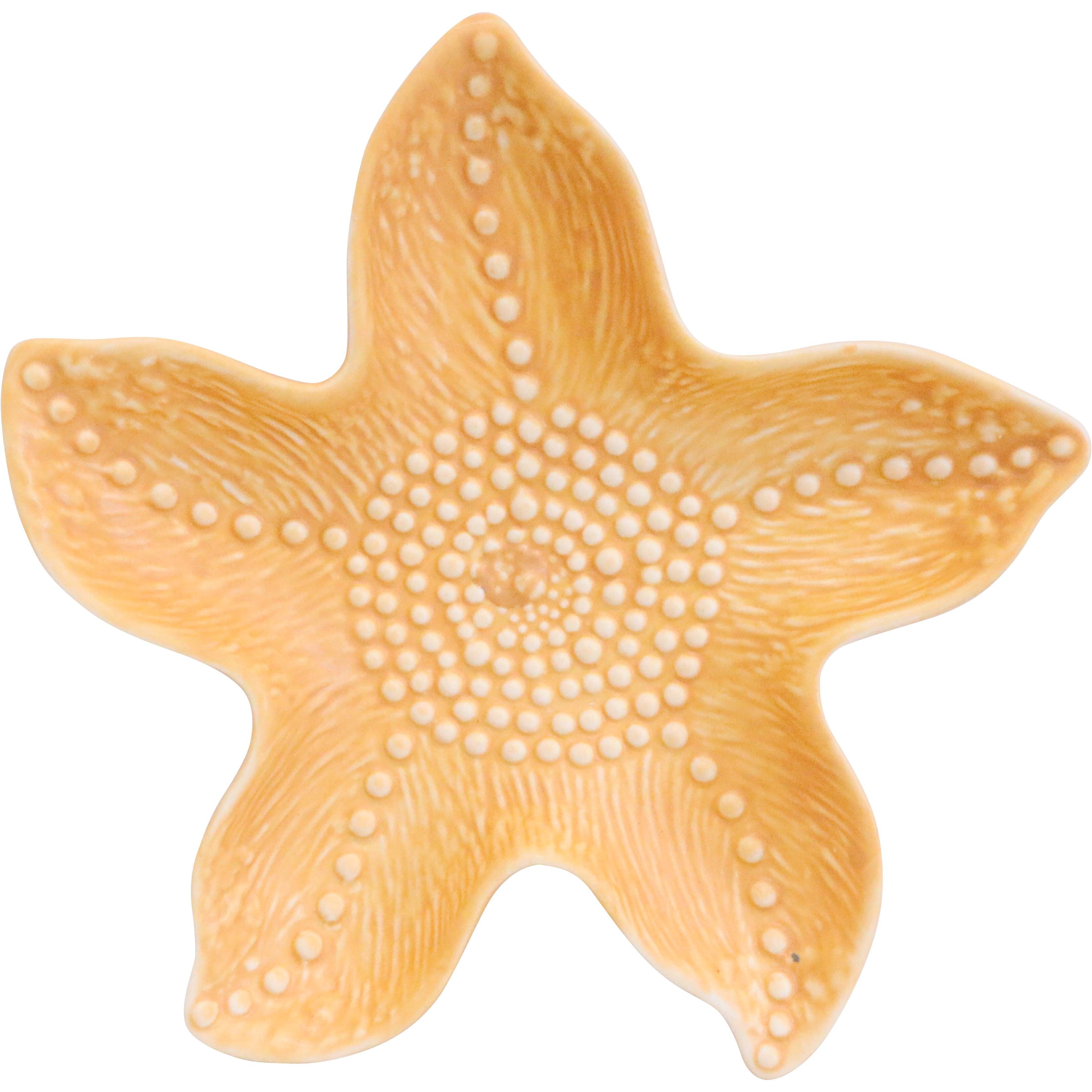 Starfish Plate Ochre