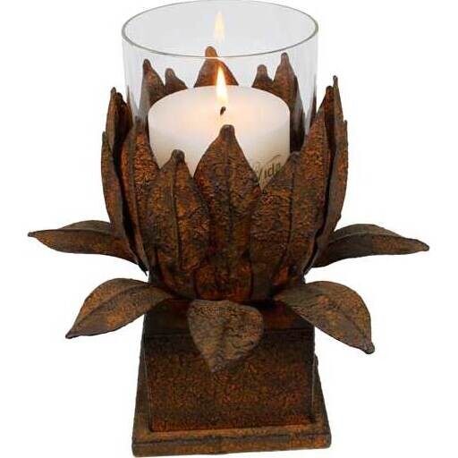 Candleholder Rust Fleur