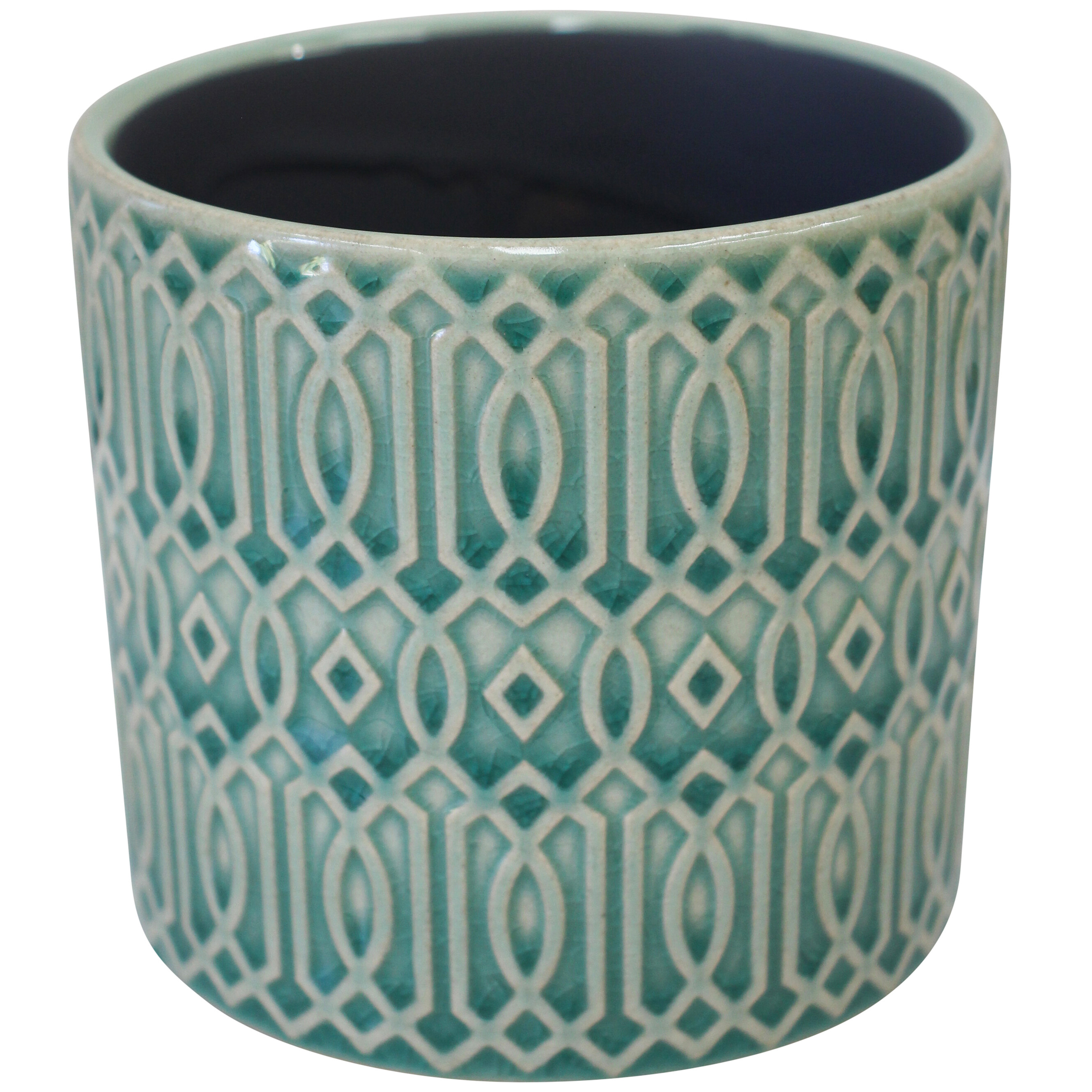 Planter Tribal Teal Sml