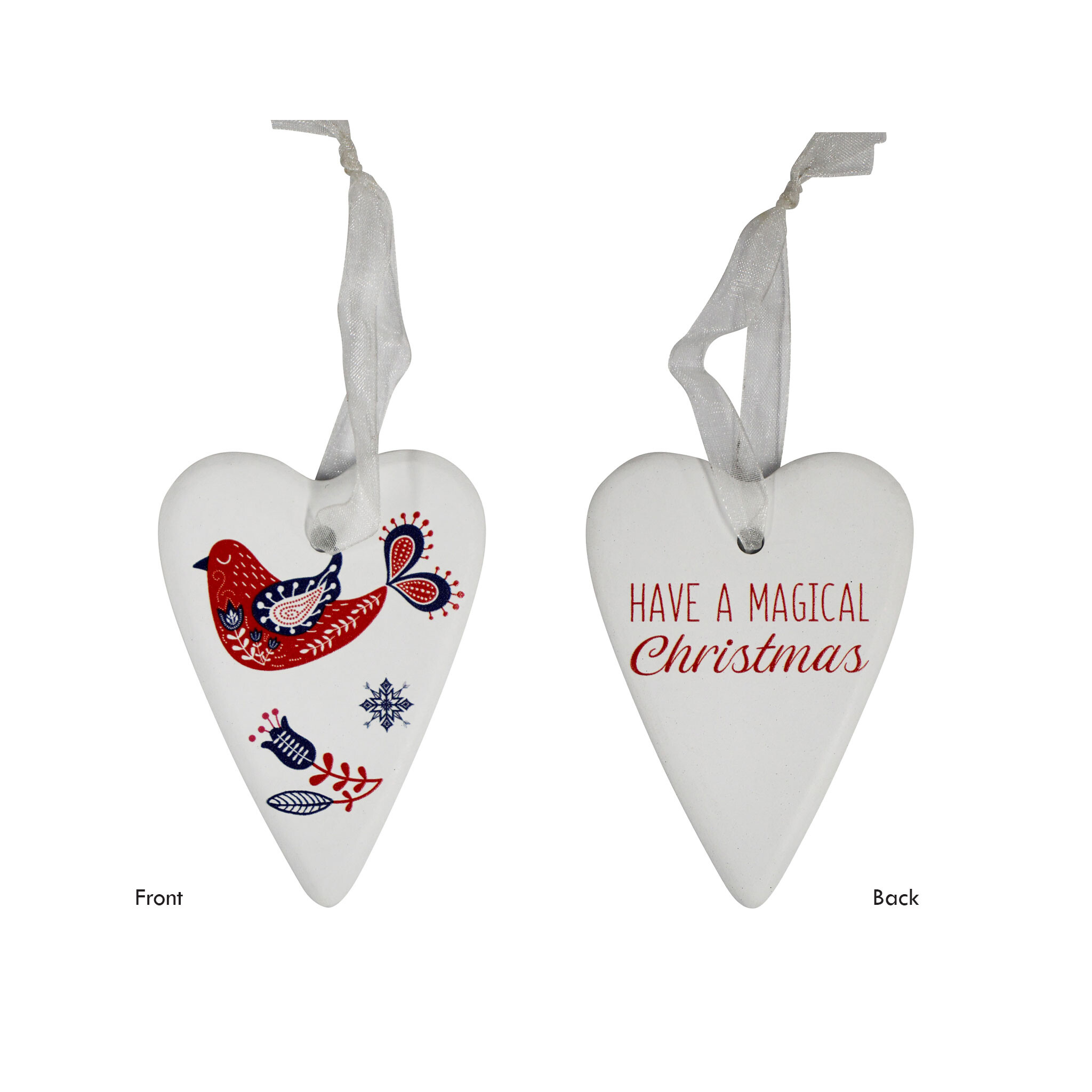 Gift Heart Folk Christmas