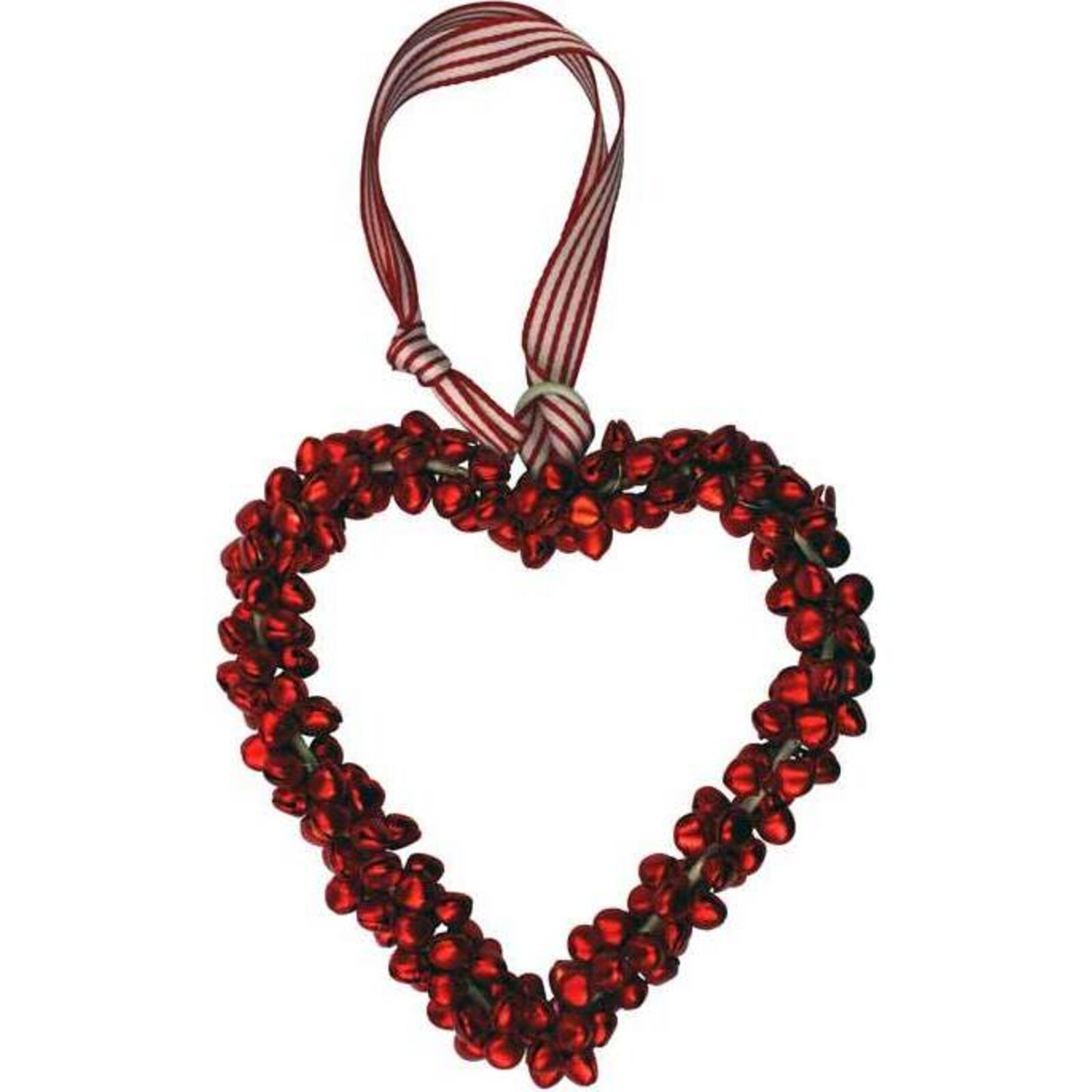 Hanging Heart Shiny Red Med