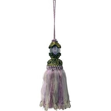 Tassel - Purple & White