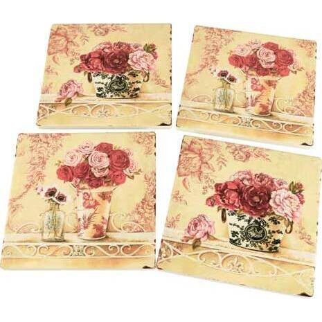 Coasters Flowers Vase S/4