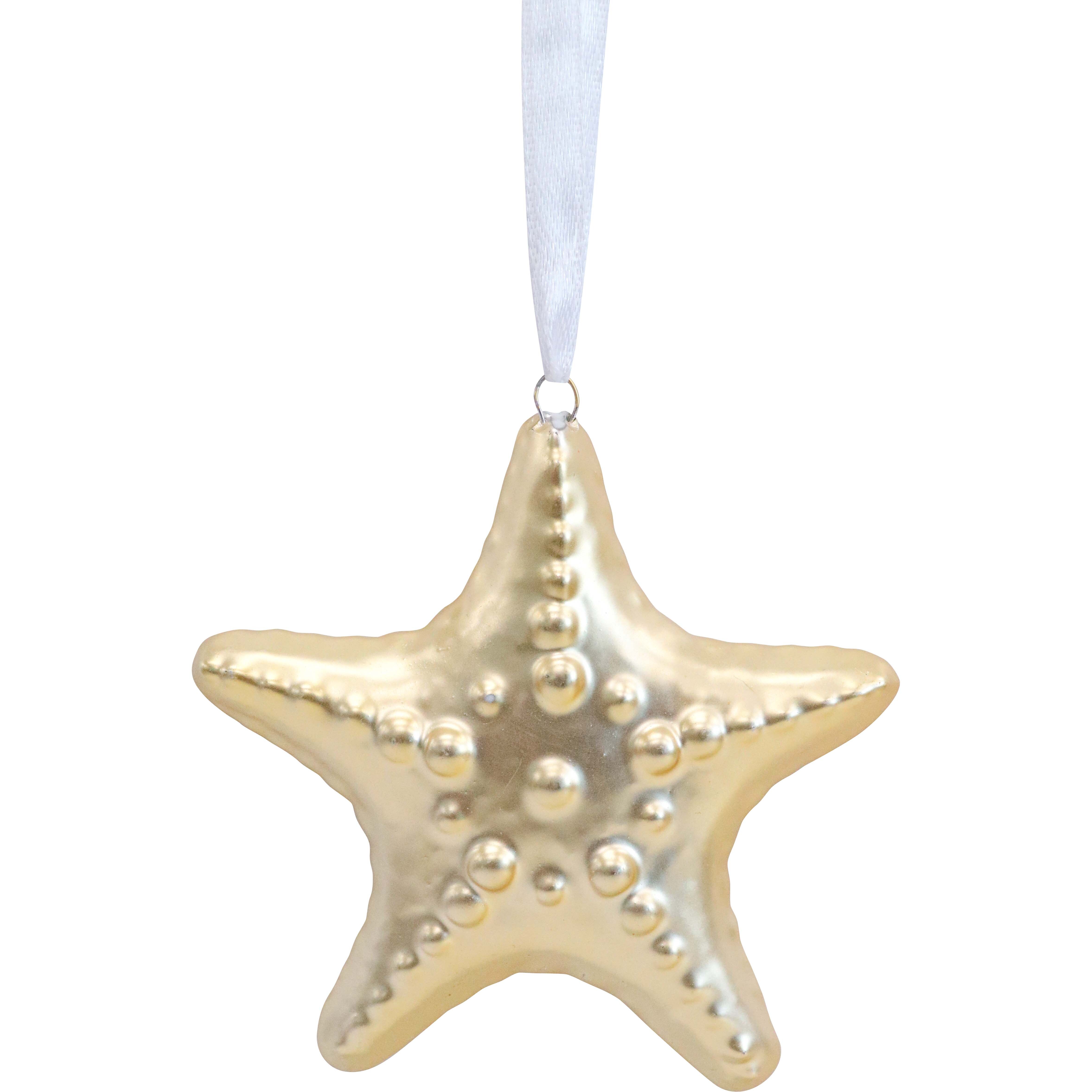 Hanging Starfish Gold