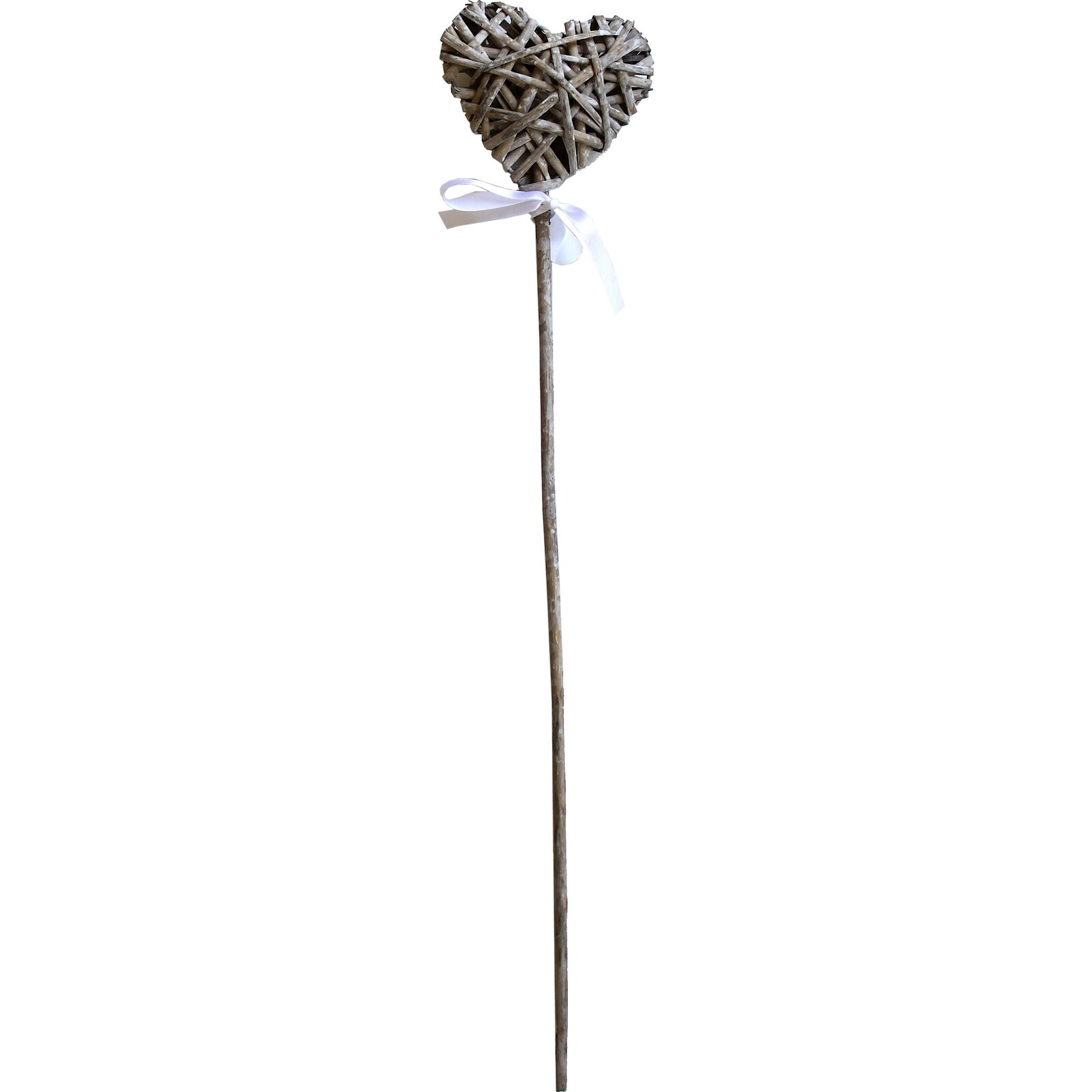 Heart on Stick - Small - Grey