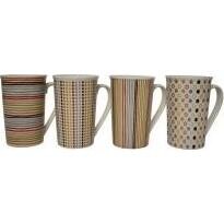 Mugs Color Stripes Asstd