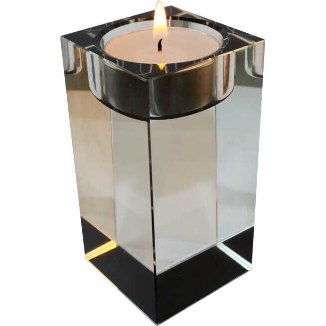 Votive Holder - Cubist Black