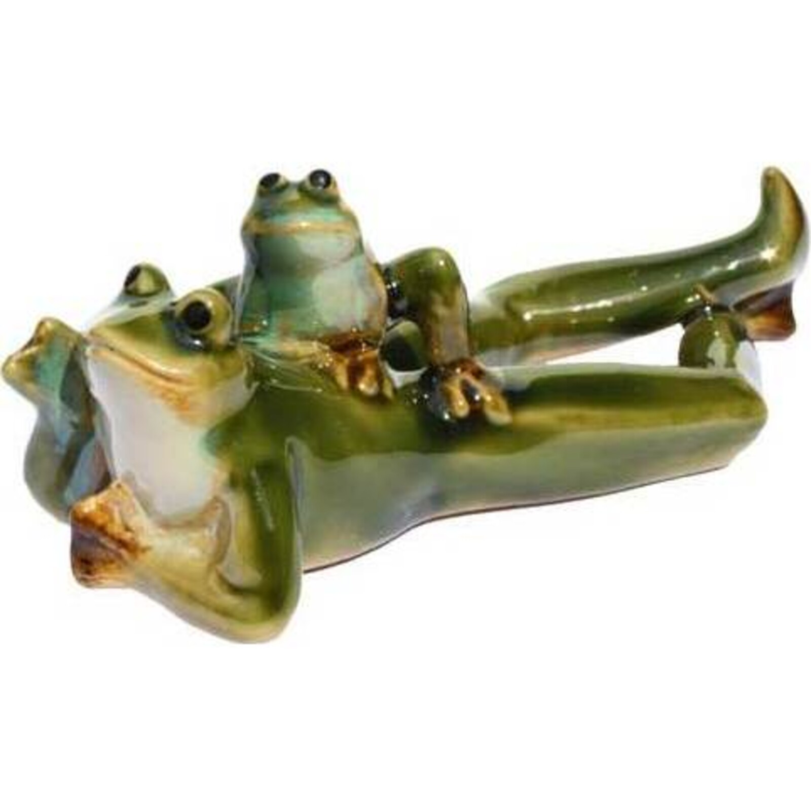 Ceramic Frog - Lying