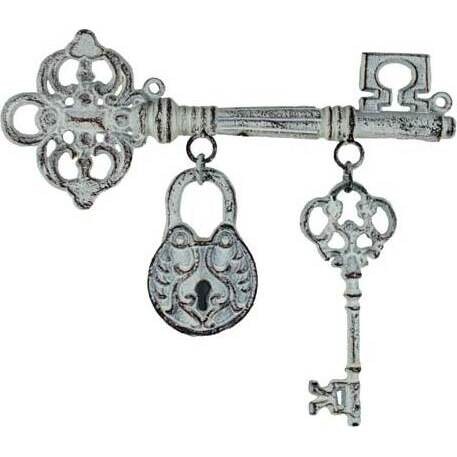 Wall Decor Double Key n Lock