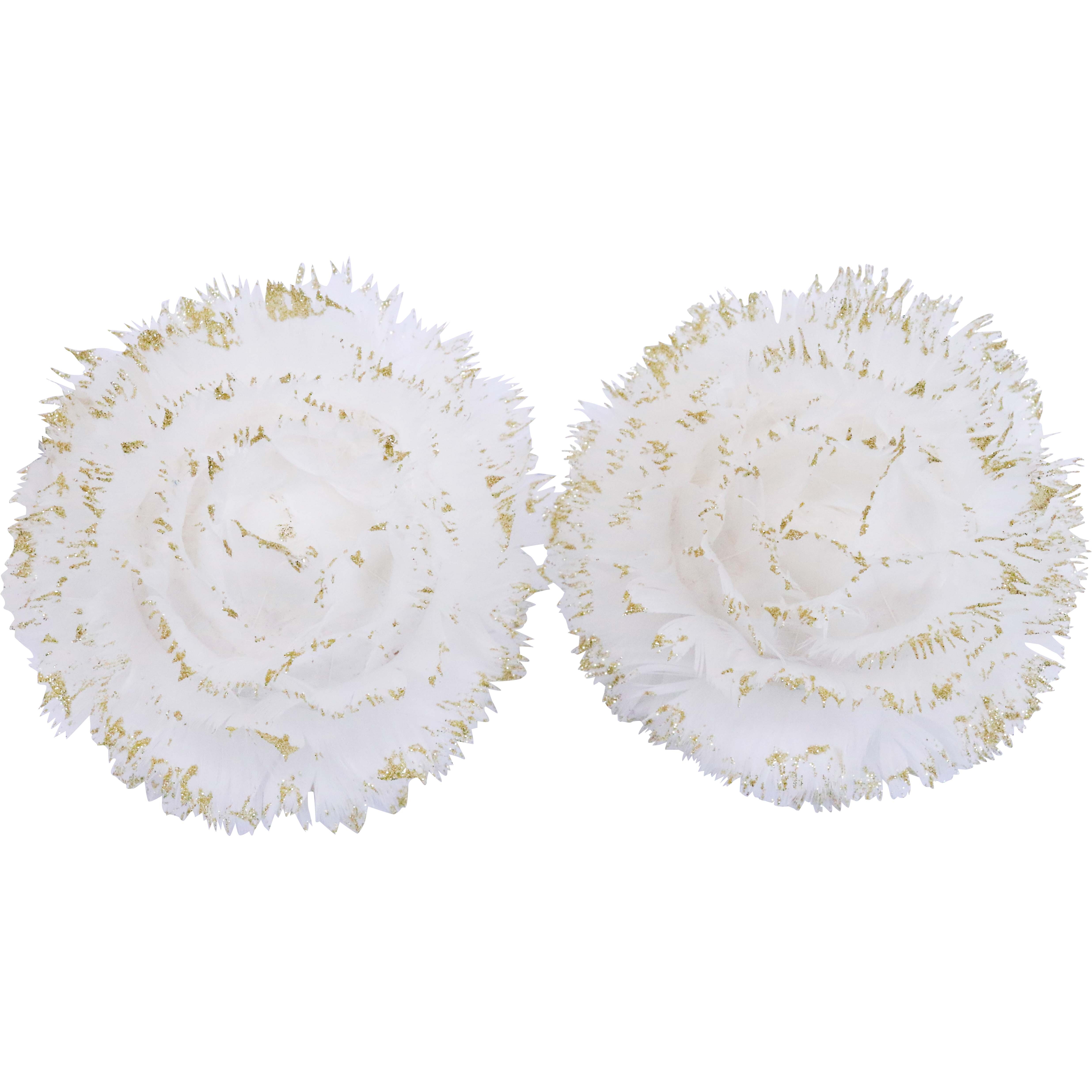 Clip Flower Ball White