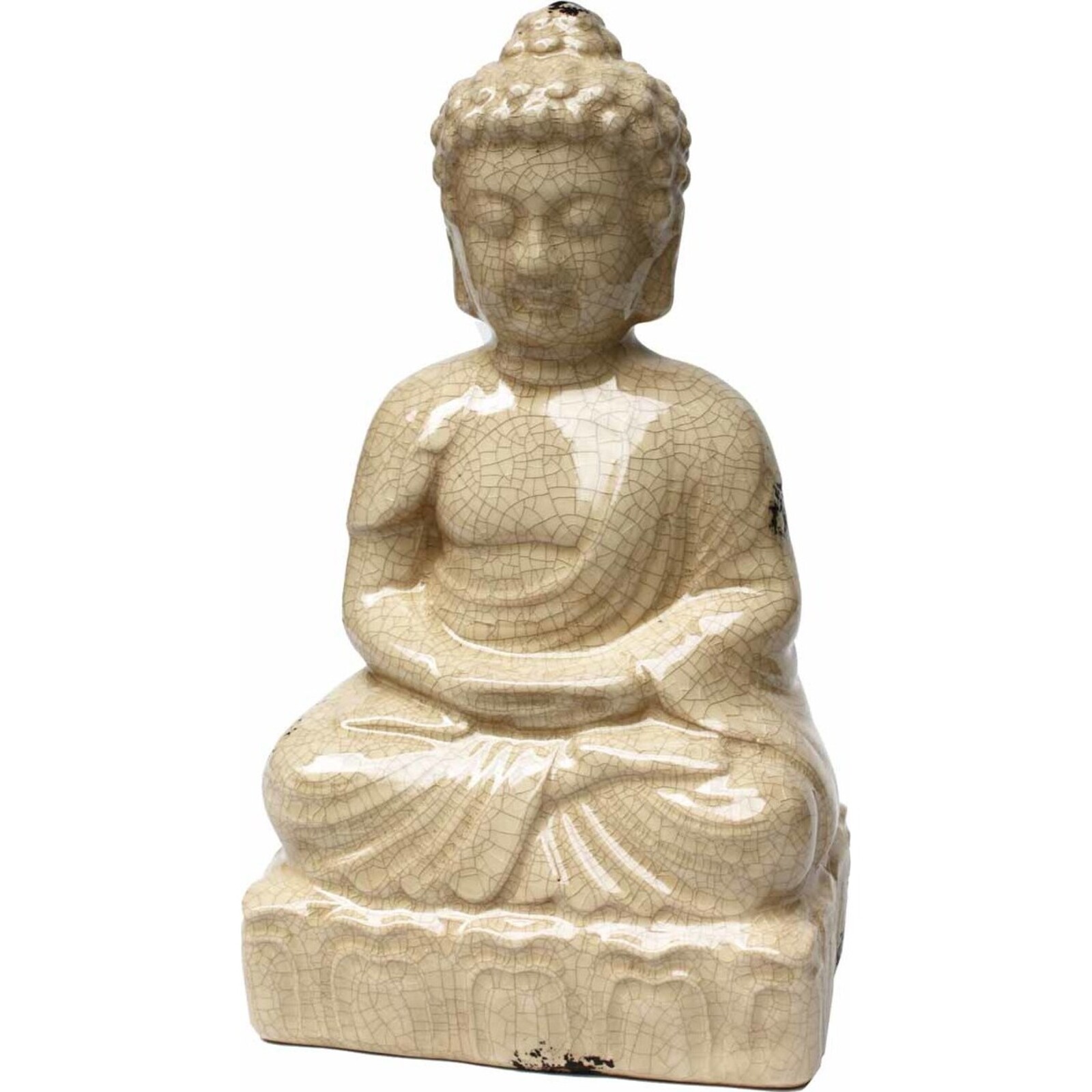 Robed Buddha - Cream