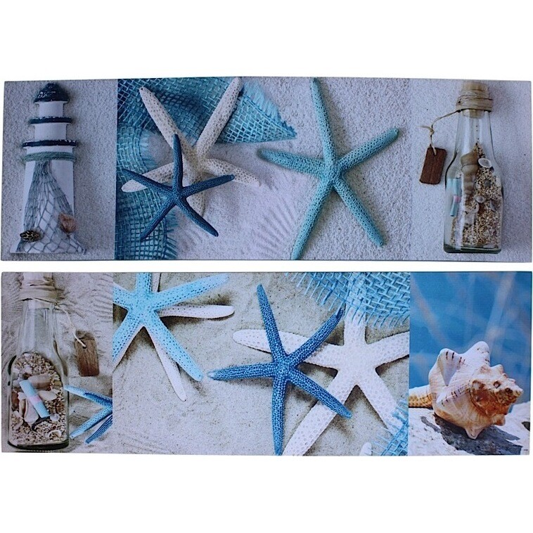 Canvas Print - Starfish Shell Long - Set 2