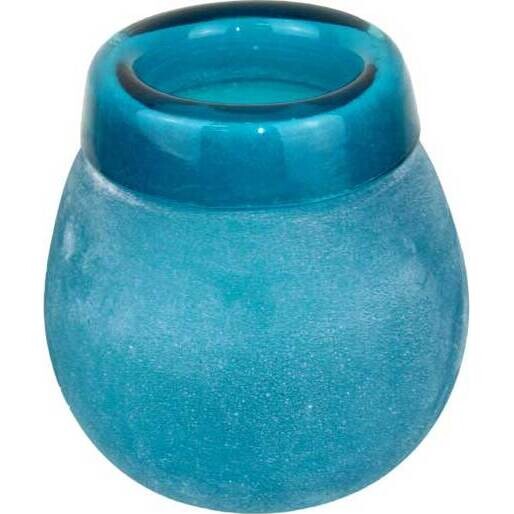 Glass Vessel Teal Small