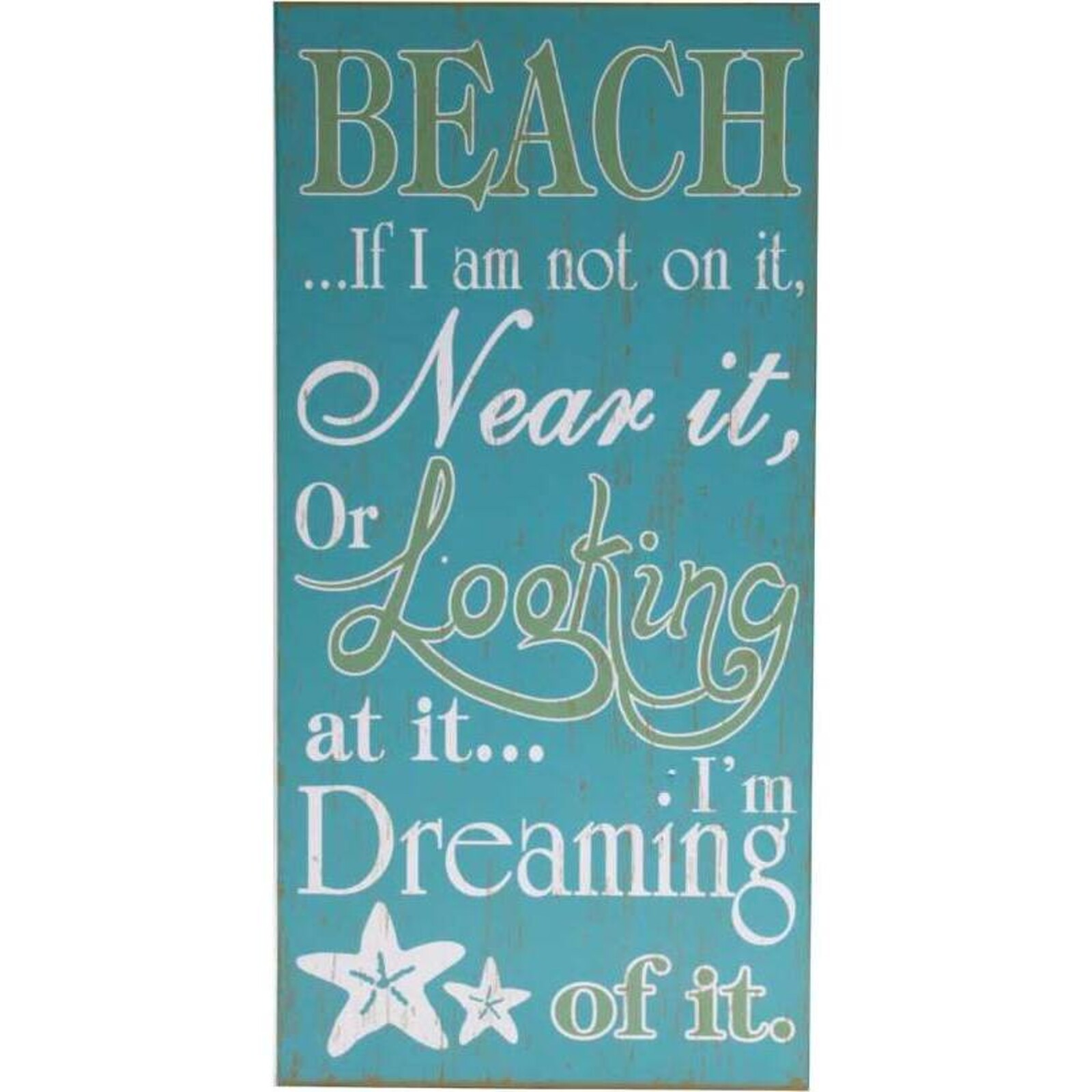 Sign Beach Dreaming
