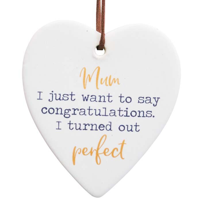 Hang Heart Mum Perfect Hang Heart Mum Perfect